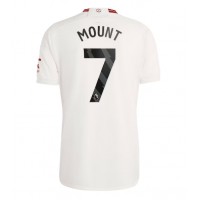Manchester United Mason Mount #7 Tretí futbalový dres 2023-24 Krátky Rukáv